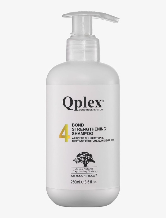 Arganmidas Qplex No.4 BOND STRENGTHENING SHAMPOO – 250 ml ryhmässä KAUNEUS JA TERVEYS / Hiukset &Stailaus / Hiustenhoito / Shampoo @ TP E-commerce Nordic AB (D42362)