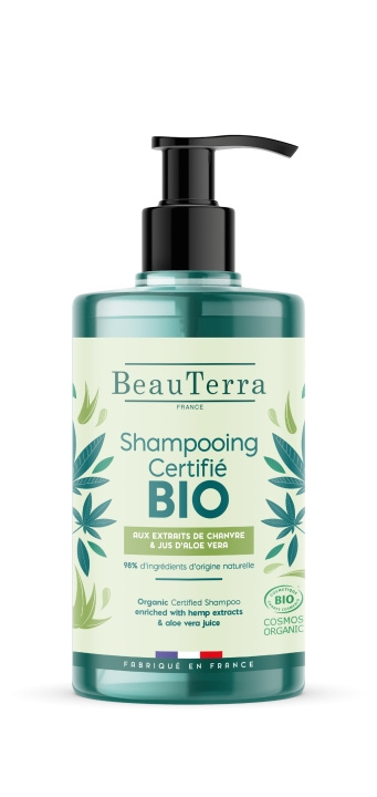 BeauTerra Luomushampoo, jossa on hamppua ja aloe veraa – 750 ml ryhmässä KAUNEUS JA TERVEYS / Hiukset &Stailaus / Hiustenhoito / Shampoo @ TP E-commerce Nordic AB (D42377)