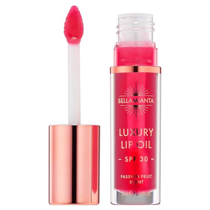 Bellamianta Luxury Lip Oil SPF30 Vadelma 3 ml ryhmässä KAUNEUS JA TERVEYS / Meikit / Huulet / Huulivoide @ TP E-commerce Nordic AB (D42427)