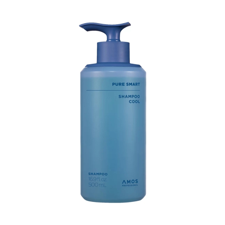 Amos Professional Pure Smart Shampoo – Cool – 500 ml ryhmässä KAUNEUS JA TERVEYS / Hiukset &Stailaus / Hiustenhoito / Shampoo @ TP E-commerce Nordic AB (D42499)
