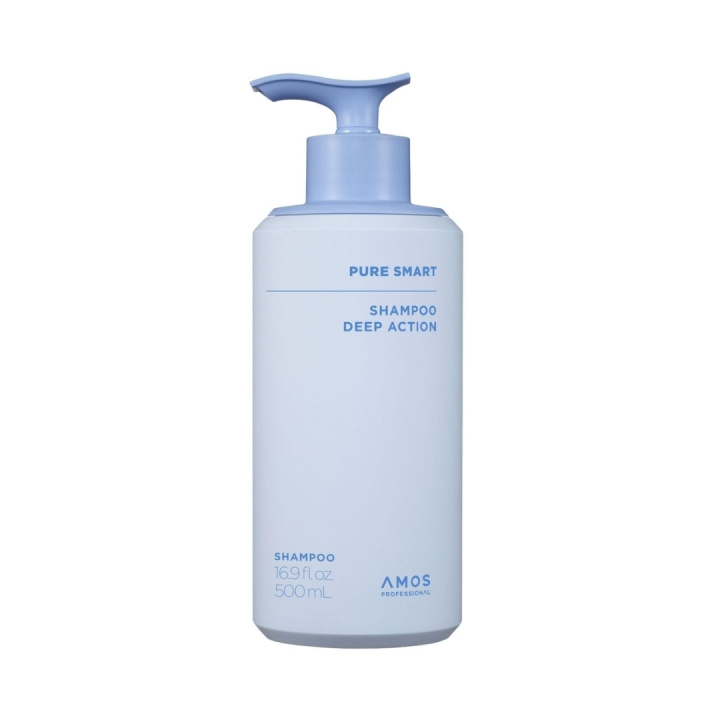 Amos Professional Pure Smart Shampoo Deep Action – 500 ml ryhmässä KAUNEUS JA TERVEYS / Hiukset &Stailaus / Hiustenhoito / Shampoo @ TP E-commerce Nordic AB (D42500)