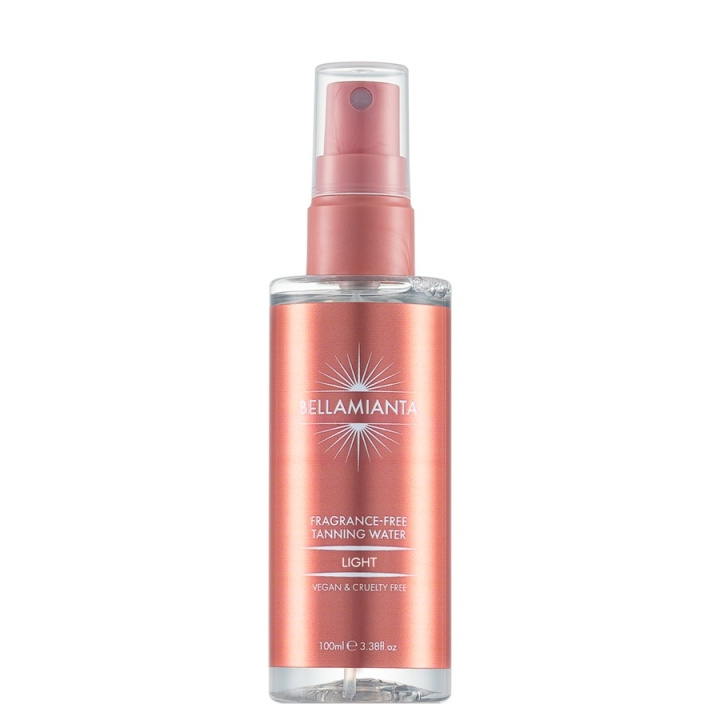 Bellamianta Fragrance Free Tanning Water Light 100 ml ryhmässä KAUNEUS JA TERVEYS / Ihonhoito / Rusketus / Itseruskettava @ TP E-commerce Nordic AB (D42674)
