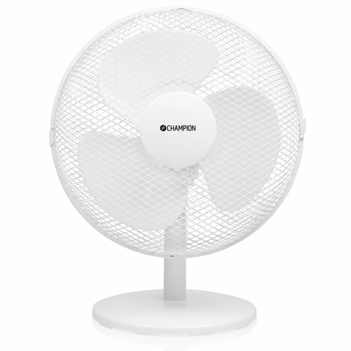 Champion Bordsfläkt 30cm BF130 Vit ryhmässä KOTI, TALOUS JA PUUTARHA / Tuulettimet ja ilmastointilaitteet / Pöytätuulettimet @ TP E-commerce Nordic AB (D42682)