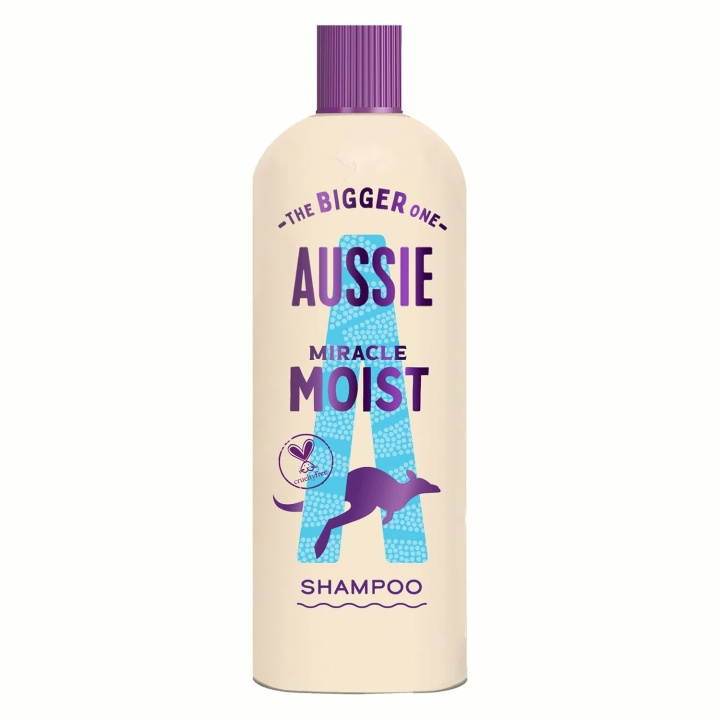 Aussie Miracle Moist Schampo 600ml ryhmässä KAUNEUS JA TERVEYS / Hiukset &Stailaus / Hiustenhoito / Shampoo @ TP E-commerce Nordic AB (D42730)