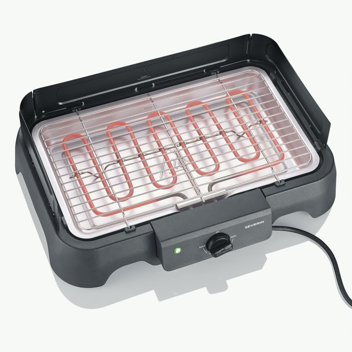 Severin Elektrisk BBQ bordsgrill med grillgaller PG 8593 ryhmässä KOTI, TALOUS JA PUUTARHA / Puutarhatuotteet / Grillit & grillitarvikkeet @ TP E-commerce Nordic AB (D42753)
