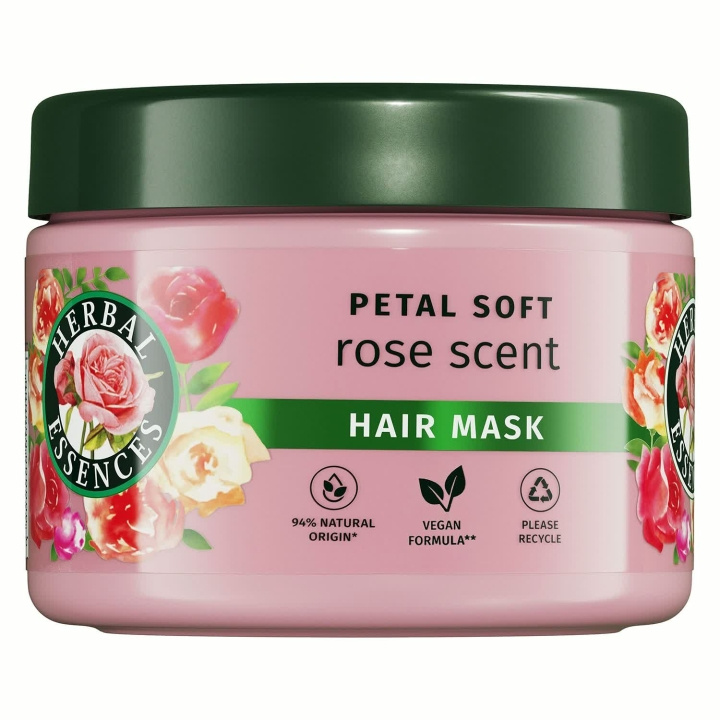 Herbal Essences Rose Scent Petal Soft Hårinpackning, 300ml ryhmässä KAUNEUS JA TERVEYS / Hiukset &Stailaus / Hiustenhoito / Hiusnaamio @ TP E-commerce Nordic AB (D42803)