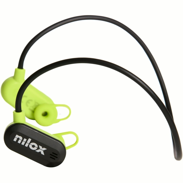 Nilox Hörlurar Sport Air Conduction ENC Airtunes Svart/Lime ryhmässä KODINELEKTRONIIKKA / Ääni & Kuva / Kuulokkeet & Tarvikkeet / Kuulokkeet @ TP E-commerce Nordic AB (D42824)