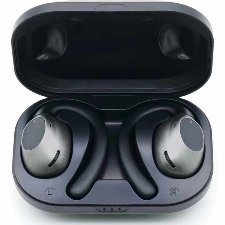 Nilox Hörlurar Sport Open-ear ENC Runbeat Svart/Antracit ryhmässä KODINELEKTRONIIKKA / Ääni & Kuva / Kuulokkeet & Tarvikkeet / Kuulokkeet @ TP E-commerce Nordic AB (D42825)