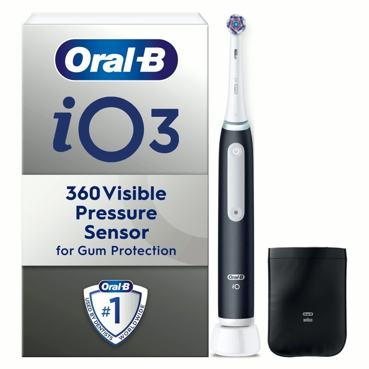 Oral B Borsthuvud iO White Clean Black ryhmässä KAUNEUS JA TERVEYS / Suunhoito / Sähköhammasharjat Tarvikkeet @ TP E-commerce Nordic AB (D42832)