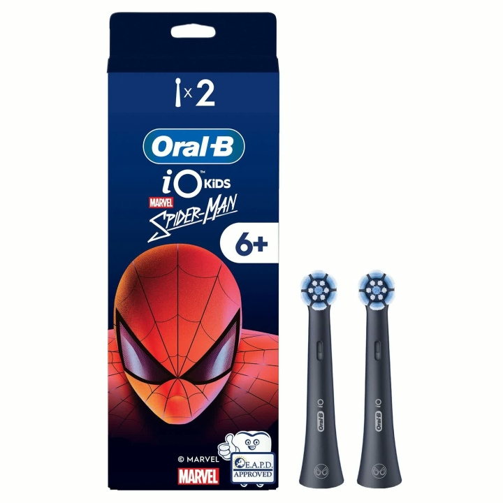 Oral B Borsthuvud iO Gentle Care Spiderman 2st ryhmässä KAUNEUS JA TERVEYS / Suunhoito / Sähköhammasharjat Tarvikkeet @ TP E-commerce Nordic AB (D42835)