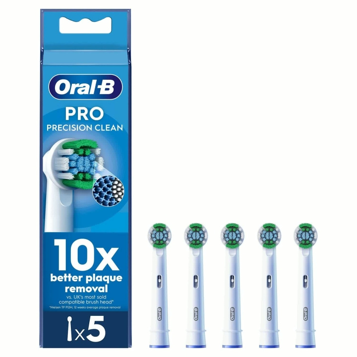 Oral B Borsthuvud Precision Clean 5st ryhmässä KAUNEUS JA TERVEYS / Suunhoito / Sähköhammasharjat Tarvikkeet @ TP E-commerce Nordic AB (D42836)