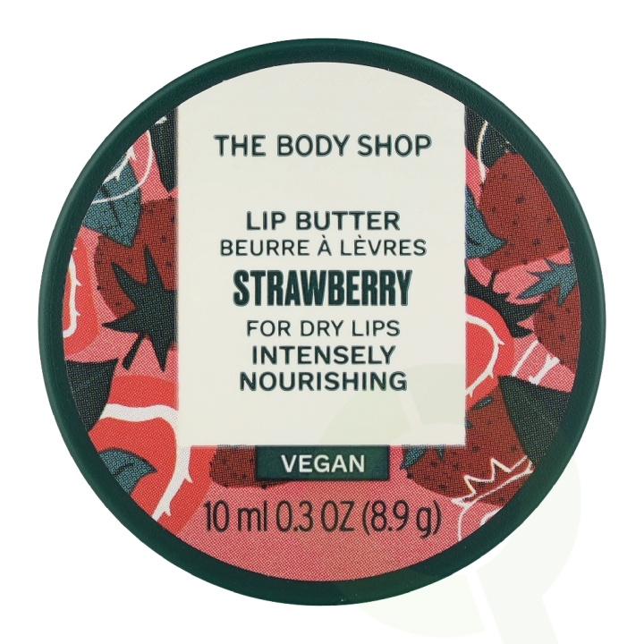 The Body Shop Strawberry Lip Butter 10 ml ryhmässä KAUNEUS JA TERVEYS / Meikit / Huulet / Huulivoide @ TP E-commerce Nordic AB (D42937)