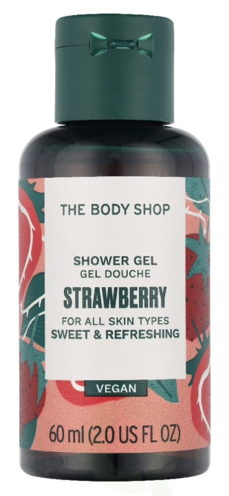 The Body Shop Strawberry Shower Gel 60 ml ryhmässä KAUNEUS JA TERVEYS / Ihonhoito / Kehon hoito / Kylpy- ja suihkugeelit @ TP E-commerce Nordic AB (D42949)
