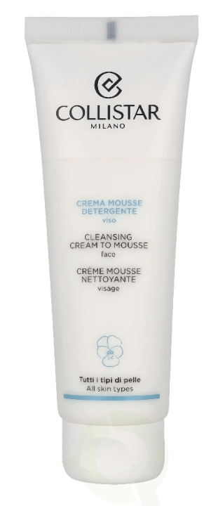 Collistar Cleansing Cream To Mousse 125 ml ryhmässä KAUNEUS JA TERVEYS / Ihonhoito / Kasvot / Puhdistus @ TP E-commerce Nordic AB (D42950)