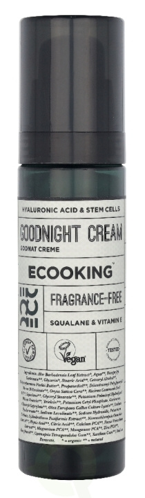 Ecooking Goodnight Cream Fragrance Free 50 ml ryhmässä KAUNEUS JA TERVEYS / Ihonhoito / Kasvot / Päivävoide @ TP E-commerce Nordic AB (D42972)