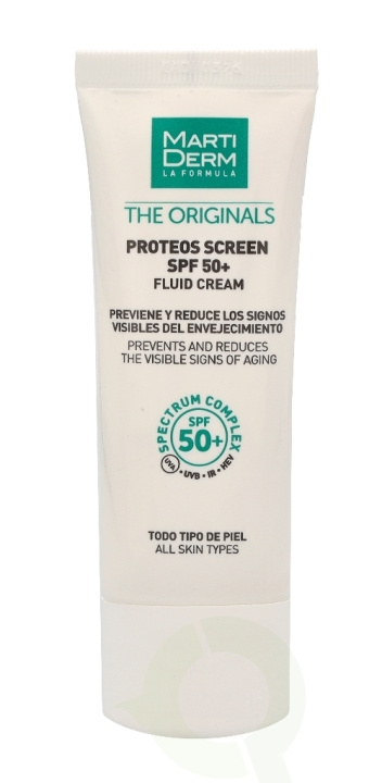 Martderm Martiderm The Originals Proteos Screen Fluid Cream SPF50+ 40 ml ryhmässä KAUNEUS JA TERVEYS / Ihonhoito / Rusketus / Aurinkosuoja @ TP E-commerce Nordic AB (D43000)