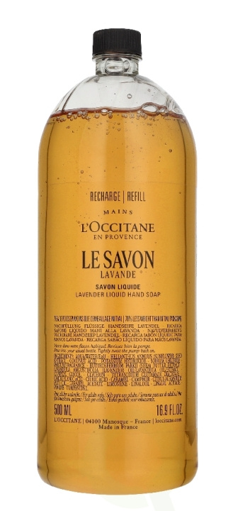 L\'Occitane Lavender Liquid Hand Soap Refill 500 ml ryhmässä KAUNEUS JA TERVEYS / Ihonhoito / Kehon hoito / Käsisaippua @ TP E-commerce Nordic AB (D43038)