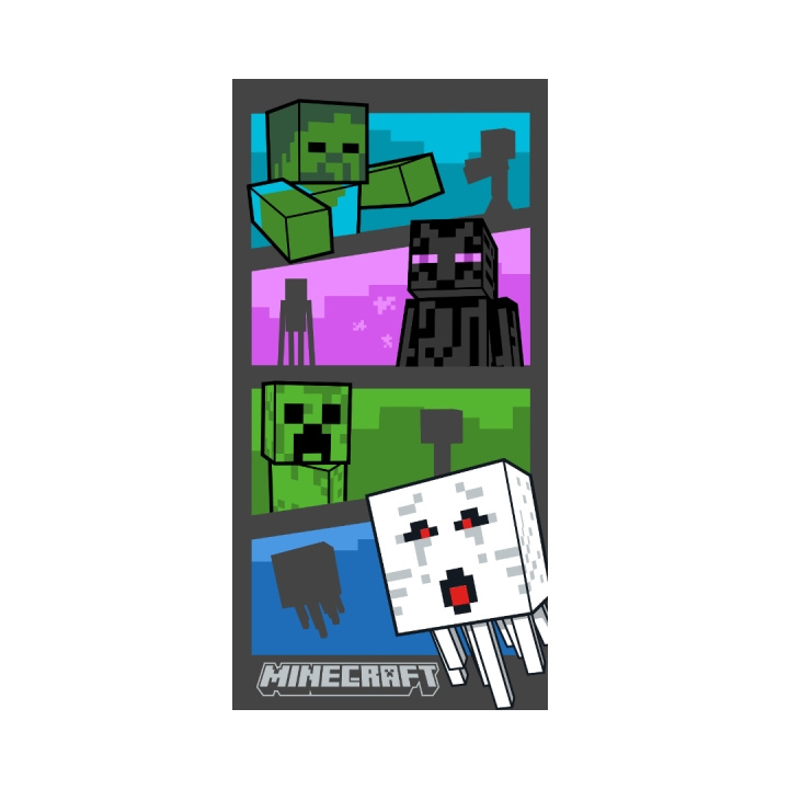 BrandMac Pyyhe – 70 x 140 cm – Minecraft (1029327) ryhmässä KOTI, TALOUS JA PUUTARHA / Kylpyhuone / Pyyhkeet @ TP E-commerce Nordic AB (D43077)