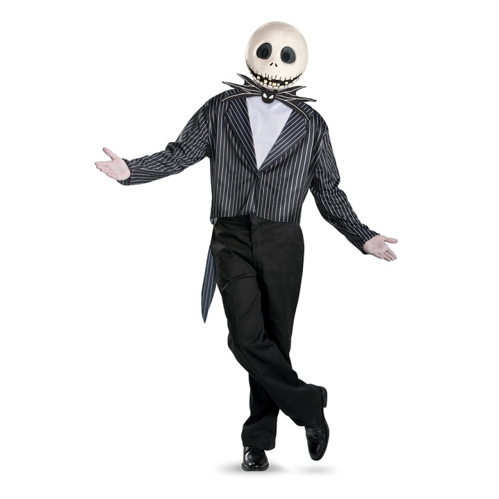 Disguise Aikuisten puku – Jack Skellington (141439D) ryhmässä LELUT, TUOTTEET LAPSILLE JA VAUVOILLE / Leikkikalut, Askartelu &Pelit / Naamiaisasut @ TP E-commerce Nordic AB (D43106)