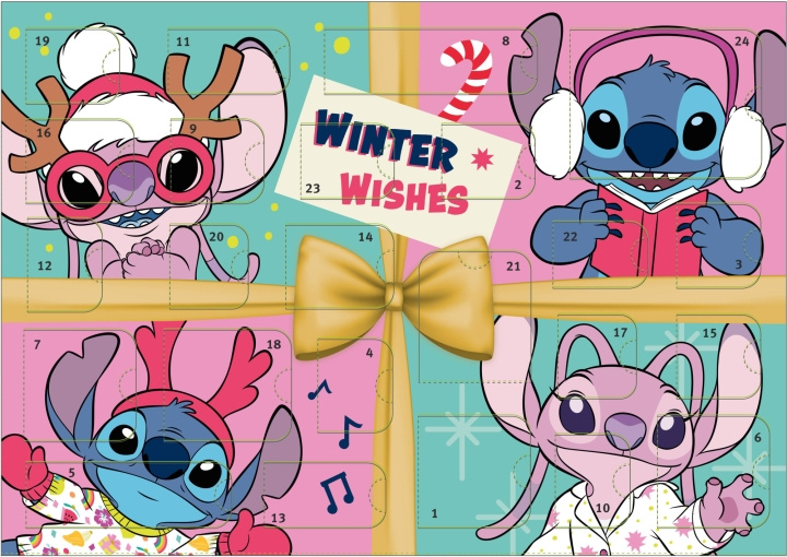 Disney Stitch - Joulukalenteri (6600000158) ryhmässä LELUT, TUOTTEET LAPSILLE JA VAUVOILLE / Leikkikalut, Askartelu &Pelit / Joulukalenterit @ TP E-commerce Nordic AB (D43123)
