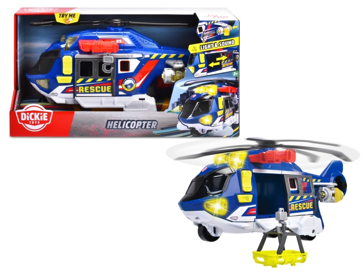 Dickie Toys Helikopteri (203307002) ryhmässä LELUT, TUOTTEET LAPSILLE JA VAUVOILLE / Leikkikalut, Askartelu &Pelit / Leikkiautot @ TP E-commerce Nordic AB (D43136)