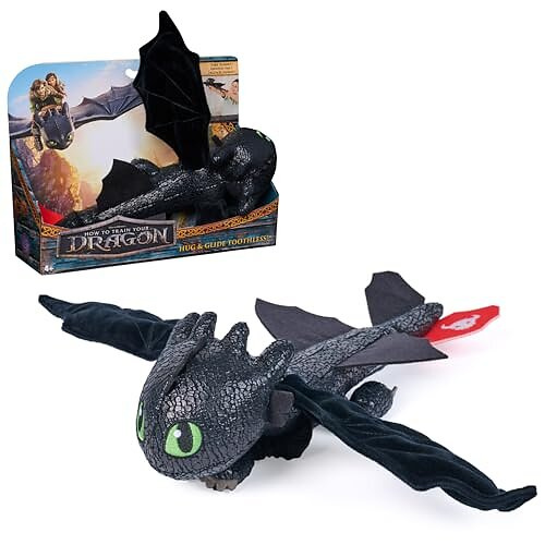Dragons Elokuva-aiheinen liito-halaus-Toothless-pehmolelu, 30 cm (6072913) ryhmässä LELUT, TUOTTEET LAPSILLE JA VAUVOILLE / Leikkikalut, Askartelu &Pelit / Figuurit, miniatyyrit ja tarvikkeet @ TP E-commerce Nordic AB (D43144)