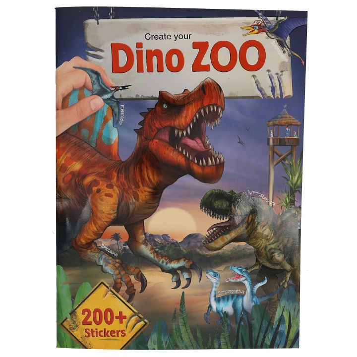 Dino World Värityskirja Create Your DINO ZOO (413606) ryhmässä LELUT, TUOTTEET LAPSILLE JA VAUVOILLE / Leikkikalut, Askartelu &Pelit / Käsityöt @ TP E-commerce Nordic AB (D43152)