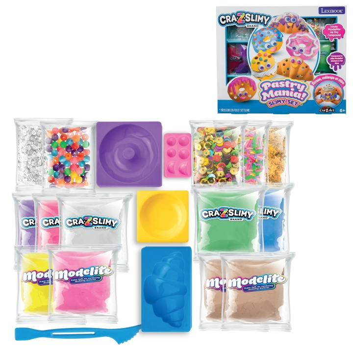 CraZart Cra-Z-Art – Cra-Z-Slimy Pastry Mania (CRSLIM33) ryhmässä LELUT, TUOTTEET LAPSILLE JA VAUVOILLE / Leikkikalut, Askartelu &Pelit / Käsityöt @ TP E-commerce Nordic AB (D43191)