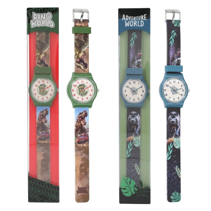 Dino World Silikonikello (413921) ryhmässä URHEILU, VAPAA-AIKA JA HARRASTUS / Tarvikkeet / Kellot @ TP E-commerce Nordic AB (D43198)