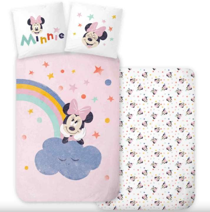 BrandMac Vuodevaatteet – Juniorikoko 100 x 140 cm – Minnie (1029505) ryhmässä LELUT, TUOTTEET LAPSILLE JA VAUVOILLE / Lasten tekstiilit / Sänkyvaatteet @ TP E-commerce Nordic AB (D43234)