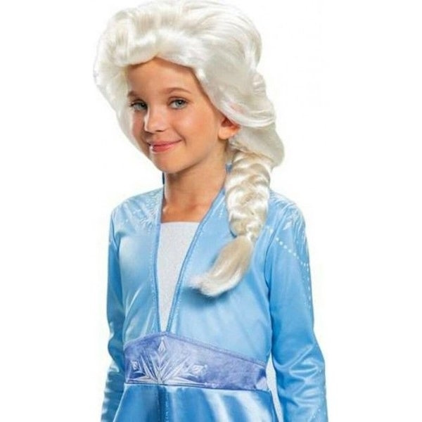 Disney Elsa-peruukki (22810-15L-6) ryhmässä LELUT, TUOTTEET LAPSILLE JA VAUVOILLE / Leikkikalut, Askartelu &Pelit / Naamiaisasut @ TP E-commerce Nordic AB (D43261)