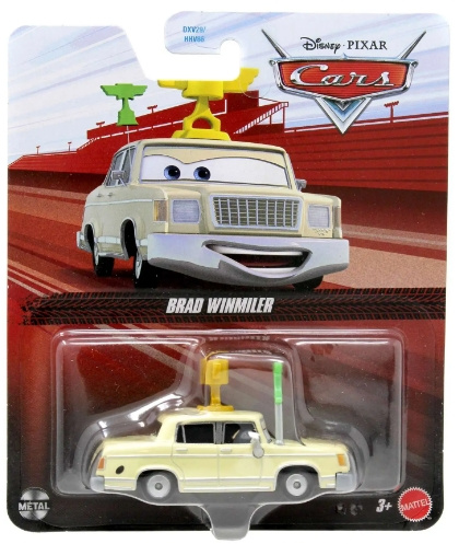 Disney Cars 3 – Die Cast – Brad Winmiler (JMB94) ryhmässä LELUT, TUOTTEET LAPSILLE JA VAUVOILLE / Leikkikalut, Askartelu &Pelit / Leikkiautot @ TP E-commerce Nordic AB (D43263)