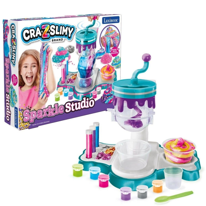 Cra-Z-Art Cra-Z-Slimy Sparkle Studio (CRSLIM40) ryhmässä LELUT, TUOTTEET LAPSILLE JA VAUVOILLE / Leikkikalut, Askartelu &Pelit / Käsityöt @ TP E-commerce Nordic AB (D43287)