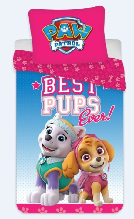 BrandMac Vuodevaatteet – Juniorikoko 100 x 140 cm – Paw Patrol: Best Pups Ever! (1029008) ryhmässä LELUT, TUOTTEET LAPSILLE JA VAUVOILLE / Lasten tekstiilit / Sänkyvaatteet @ TP E-commerce Nordic AB (D43335)