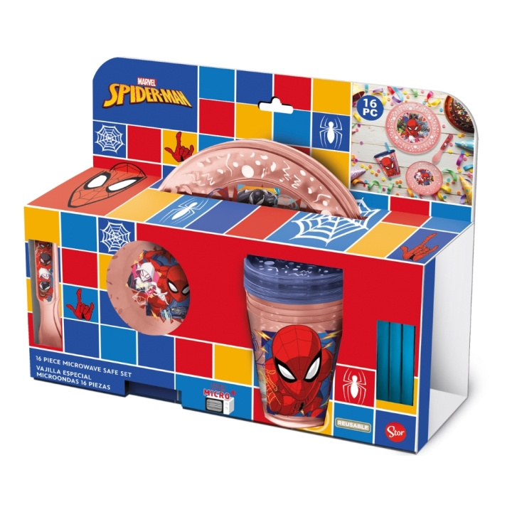 Disney Spiderman - Juhlasetti (68633) ryhmässä LELUT, TUOTTEET LAPSILLE JA VAUVOILLE / Syö ja juo / Lasten astiat @ TP E-commerce Nordic AB (D43415)