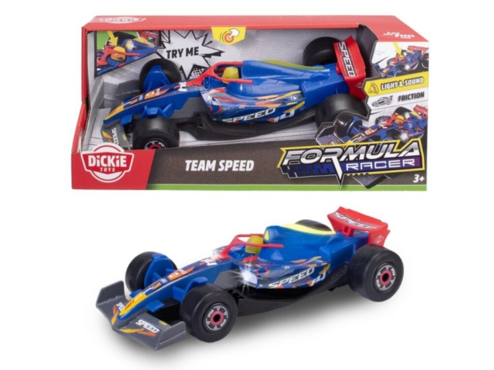 Dickie Toys Formula Racer Team SPEED (203764037) ryhmässä LELUT, TUOTTEET LAPSILLE JA VAUVOILLE / Leikkikalut, Askartelu &Pelit / Leikkiautot @ TP E-commerce Nordic AB (D43470)