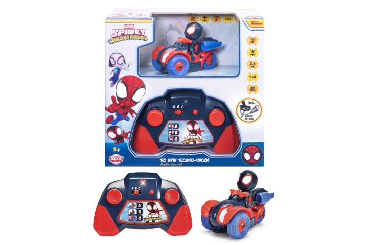 Dickie Toys RC Miles Techno-Racer 1:50 (203222007) ryhmässä LELUT, TUOTTEET LAPSILLE JA VAUVOILLE / Radio-ohjattava / Radio-ohjattavat autot @ TP E-commerce Nordic AB (D43490)