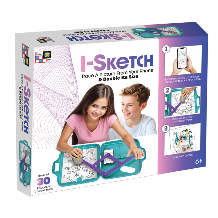 Diamant I-Sketch (107011) ryhmässä LELUT, TUOTTEET LAPSILLE JA VAUVOILLE / Leikkikalut, Askartelu &Pelit / Käsityöt @ TP E-commerce Nordic AB (D43502)