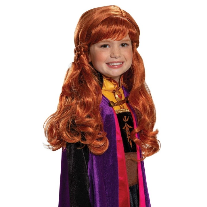 Disney Anna-peruukki (22815-15L-6) ryhmässä LELUT, TUOTTEET LAPSILLE JA VAUVOILLE / Leikkikalut, Askartelu &Pelit / Naamiaisasut @ TP E-commerce Nordic AB (D43547)