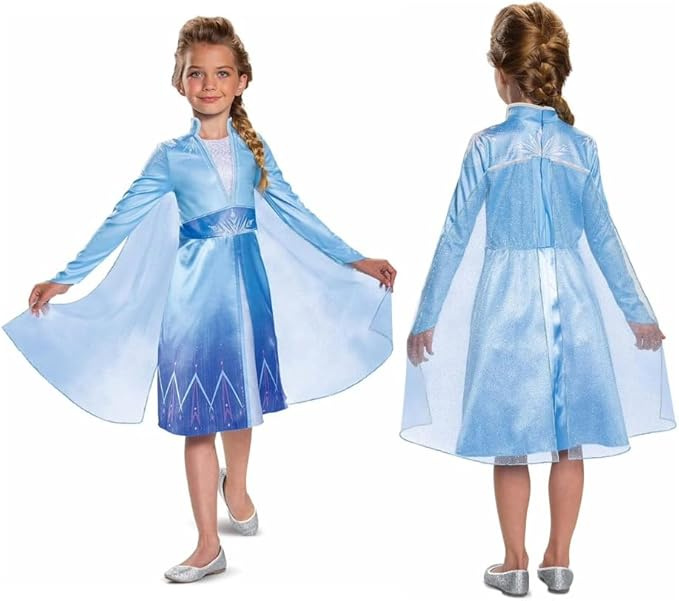 Disguise Disney Frozen -puku – Lumikuningatar Elsa (104 cm) ryhmässä LELUT, TUOTTEET LAPSILLE JA VAUVOILLE / Leikkikalut, Askartelu &Pelit / Naamiaisasut @ TP E-commerce Nordic AB (D43556)