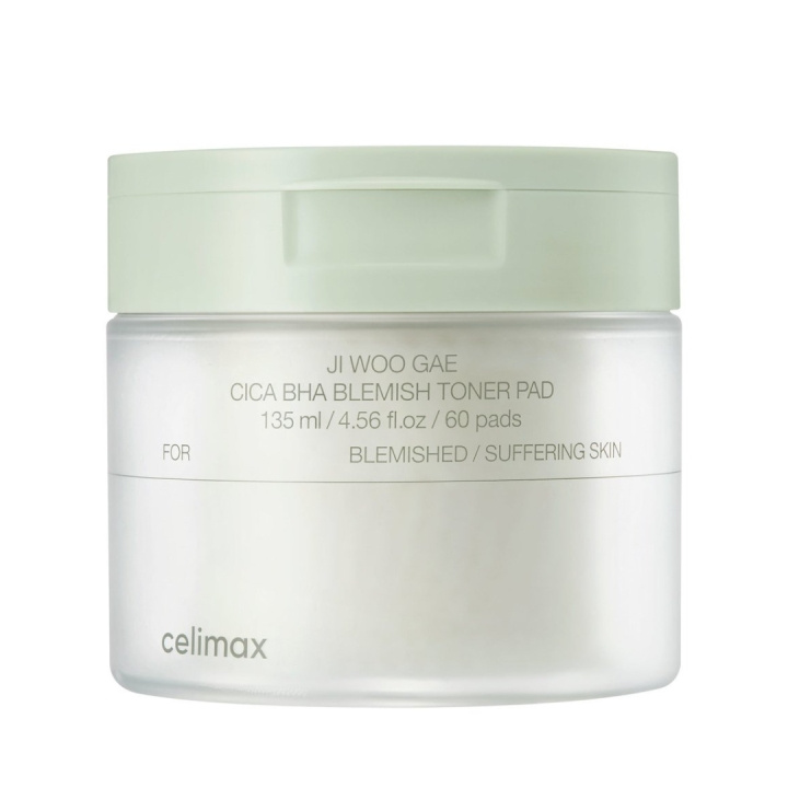 Celimax Cica BHA Blemish Toner Pad - 60 kpl ryhmässä KAUNEUS JA TERVEYS / Ihonhoito / Kasvot @ TP E-commerce Nordic AB (D43570)