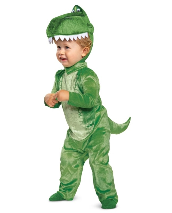 Disguise Deluxe-puku – Rex (86 cm) (141319S) ryhmässä LELUT, TUOTTEET LAPSILLE JA VAUVOILLE / Leikkikalut, Askartelu &Pelit / Naamiaisasut @ TP E-commerce Nordic AB (D43611)