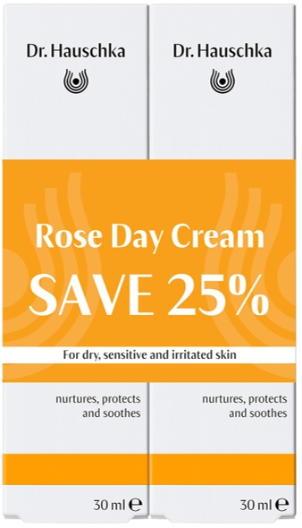 Dr. Hauschka Rose Day Cream -kaksospakkaus ryhmässä KAUNEUS JA TERVEYS / Ihonhoito / Kasvot / Päivävoide @ TP E-commerce Nordic AB (D43621)