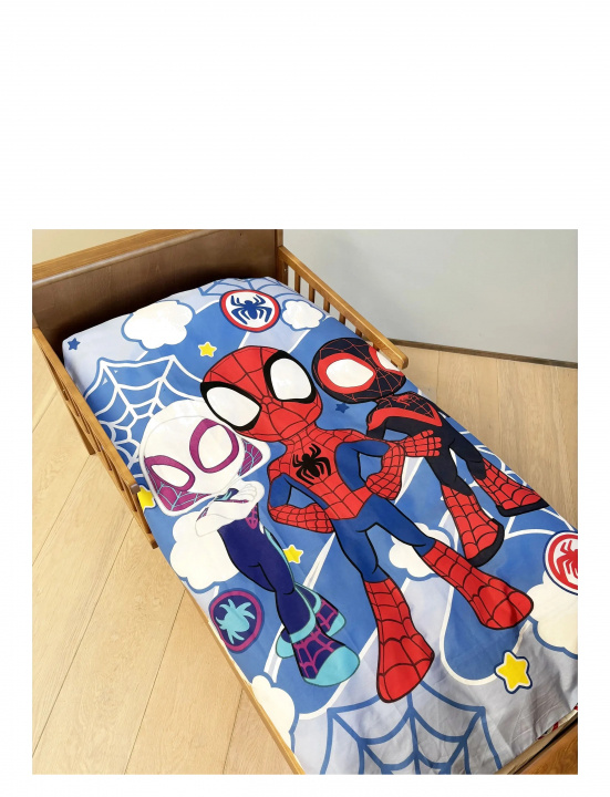 BrandMac Vuodevaatteet – Aikuisten koko 140 x 200 cm – Spidey (1001016) ryhmässä KOTI, TALOUS JA PUUTARHA / Sisustus / Sänkyvaatteet @ TP E-commerce Nordic AB (D43638)