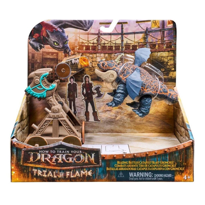Dragons Tulinen taistelu – Gronckle vastaan katapultti ryhmässä LELUT, TUOTTEET LAPSILLE JA VAUVOILLE / Leikkikalut, Askartelu &Pelit / Figuurit, miniatyyrit ja tarvikkeet @ TP E-commerce Nordic AB (D43678)