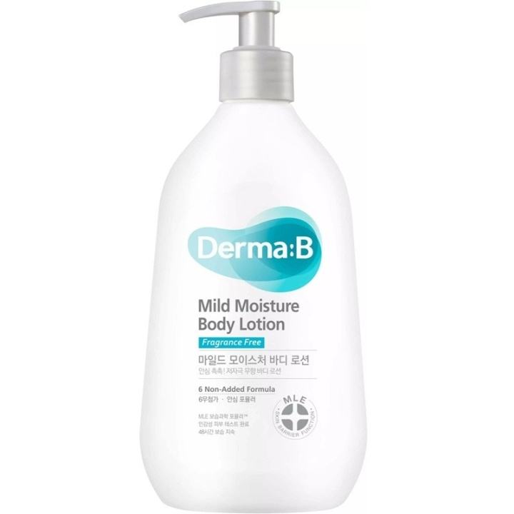 Derma:B Mild Moisture Body Lotion 400ml ryhmässä KAUNEUS JA TERVEYS / Ihonhoito / Kehon hoito / Vartalovoide @ TP E-commerce Nordic AB (D43704)