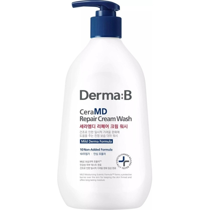 Derma:B CeraMD Cream Wash 400ml ryhmässä KAUNEUS JA TERVEYS / Ihonhoito / Kehon hoito / Vartalovoide @ TP E-commerce Nordic AB (D43711)