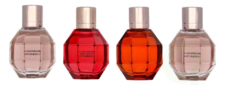 Viktor & Rolf Miniature Set 28 ml 2x Flowerbomb Edp Spray 7ml/Ruby Orchid Edp Spray 7ml/Tiger Lily Edp Spray 7ml ryhmässä KAUNEUS JA TERVEYS / Tuoksut & Parfyymit / Parfyymit / Hajuvesiboksit @ TP E-commerce Nordic AB (D43775)