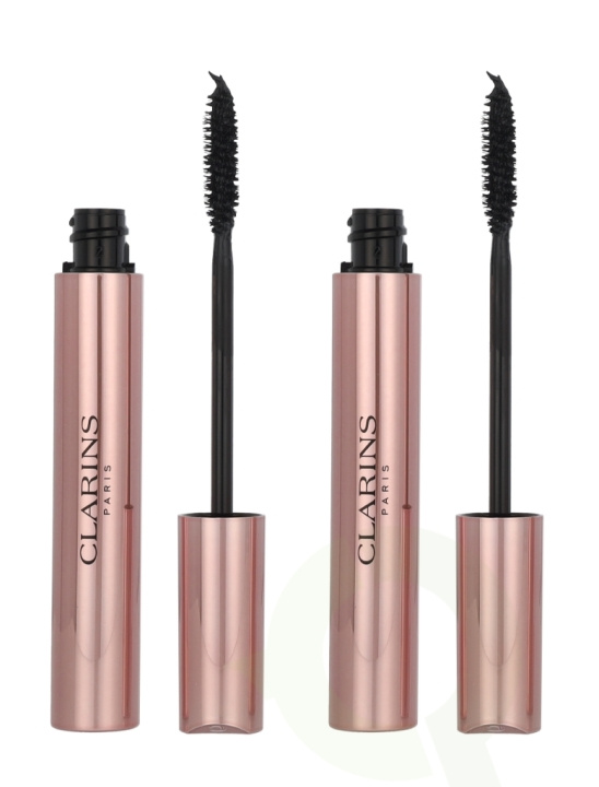 Clarins Luxurious Lashes Duo Mascara Set 16 ml 2x8ml - Wonder Perfect 4D ryhmässä KAUNEUS JA TERVEYS / Meikit / Silmät ja kulmat / Ripsiväri @ TP E-commerce Nordic AB (D43809)