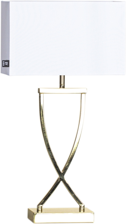 By Rydéns Pöytävalaisin Omega 52 cm messinki/valkoinen 2829610-5000By Rydéns ryhmässä KODINELEKTRONIIKKA / Valaistus / Pöytälamput @ TP E-commerce Nordic AB (D43838)